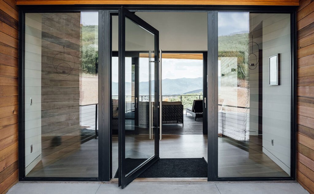 Aluminium Pivot Doors