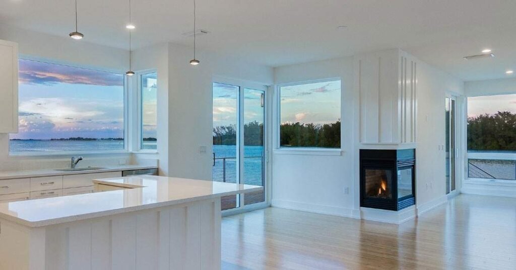 Marine-grade white casement windows, 10 miles from the sea – no corrosion after 6 years